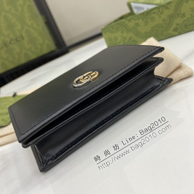 Gucci專櫃古馳最新款Marmont系列卡包零錢包卡夾 jh2486型號：790055
